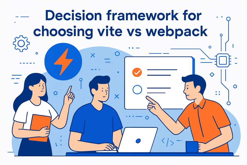 Decision framework for choosing vite vs webpack