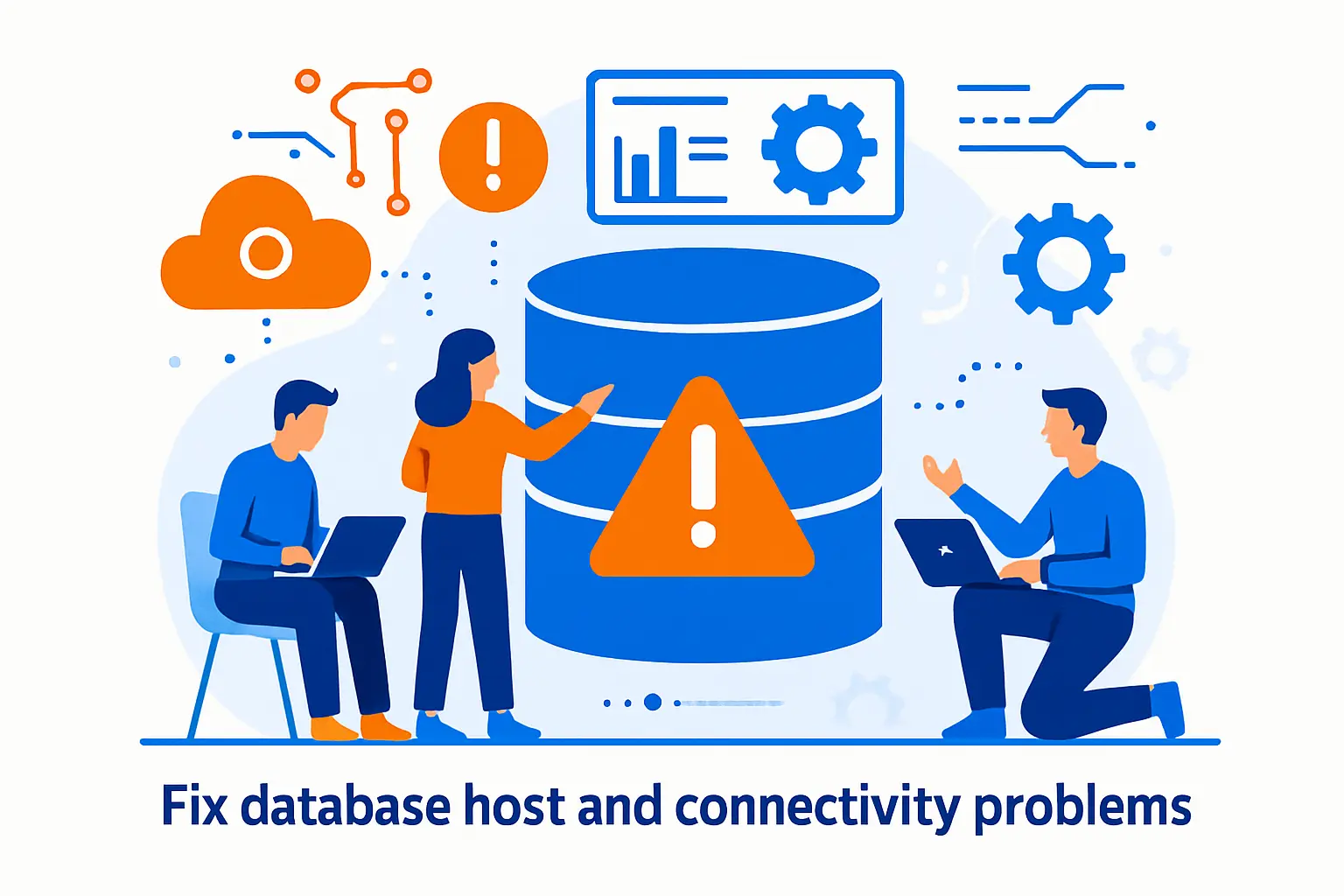 Fix database host and connectivity problems