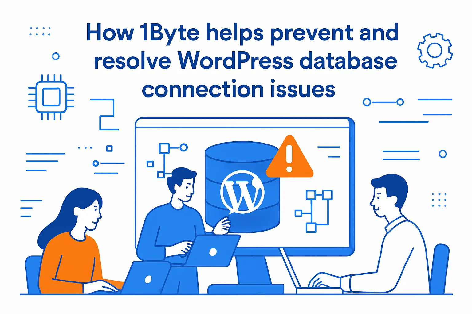 How 1Byte helps prevent and resolve WordPress database connection issues