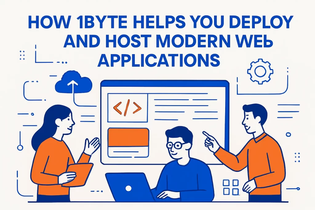 How 1Byte helps you deploy and host modern web applications