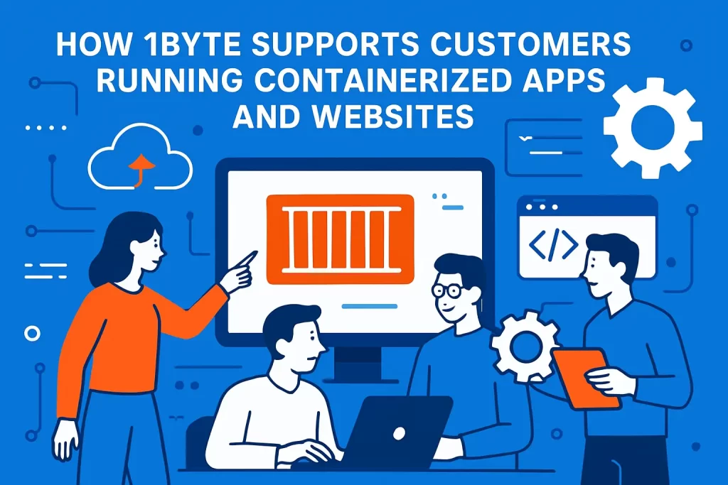 How 1Byte supports customers running containerized apps and websites