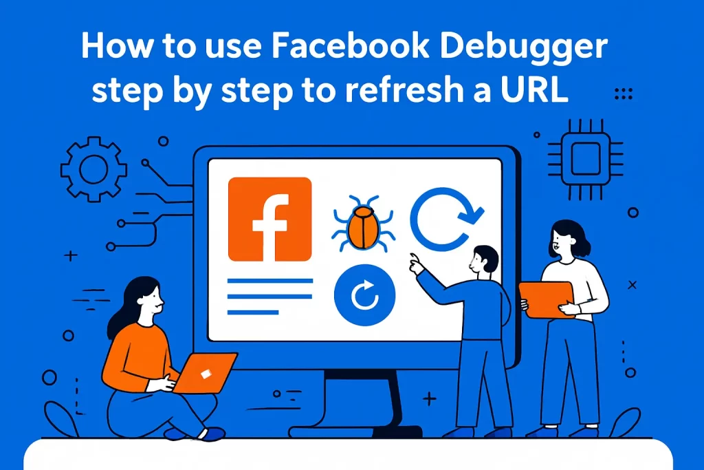 How to use Facebook Debugger step by step to refresh a URL