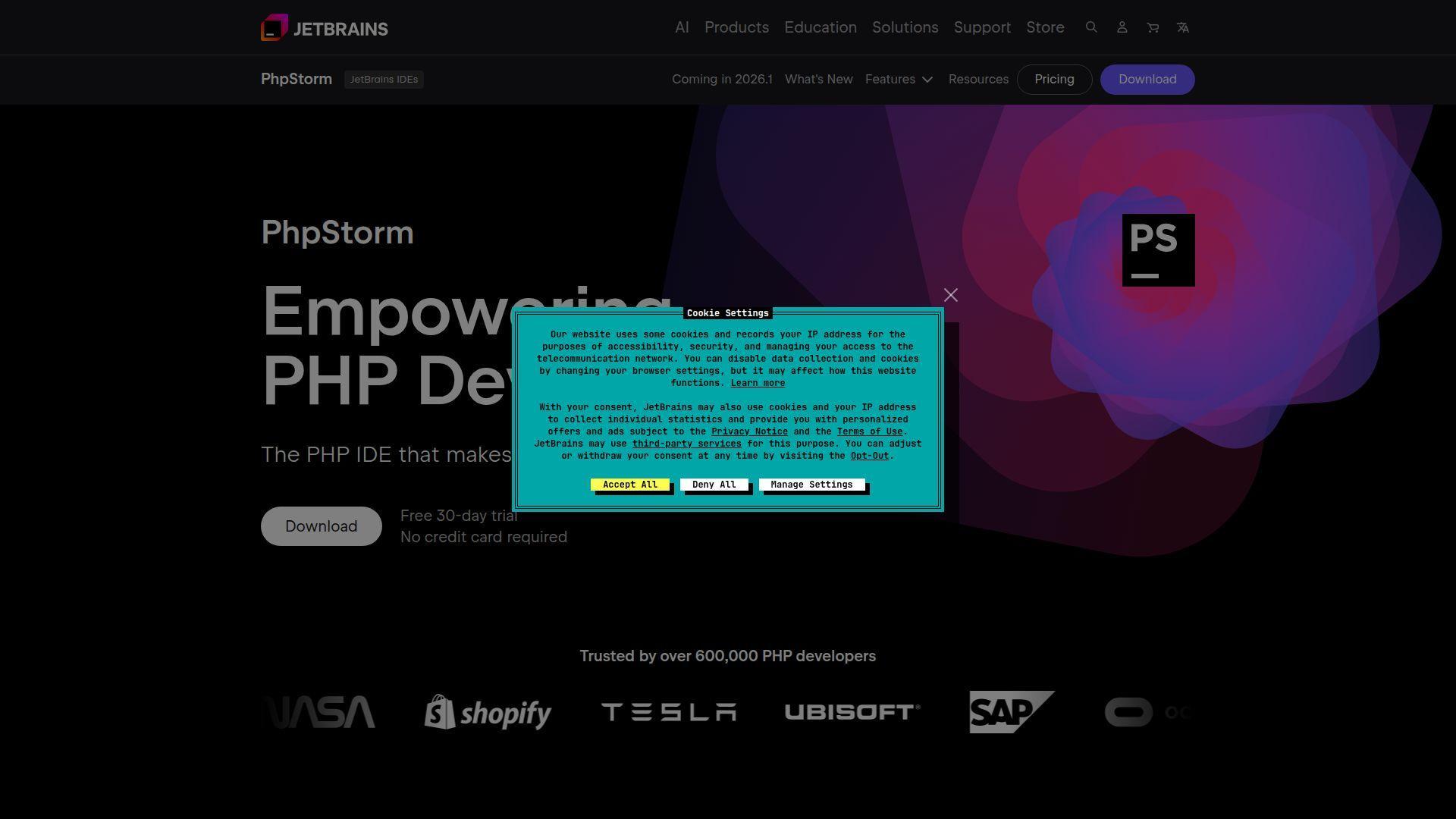 2. JetBrains PhpStorm