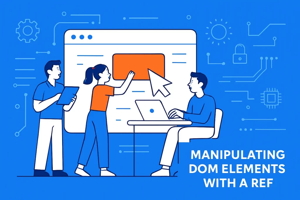 Manipulating DOM elements with a ref