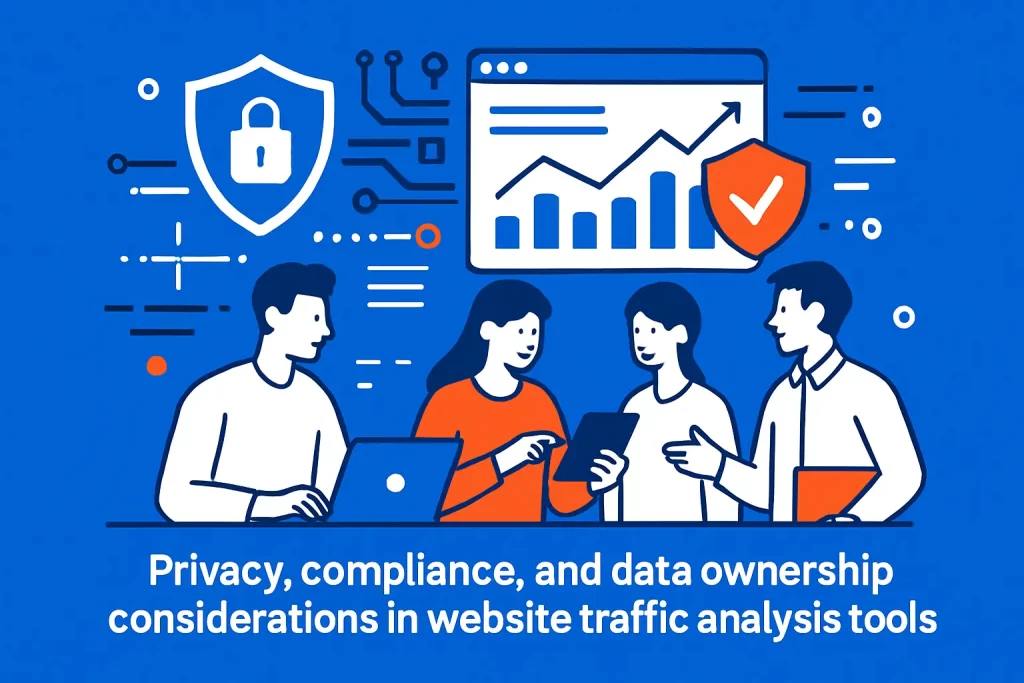 Privacy, compliance, and data ownership considerations in website traffic analysis tools
