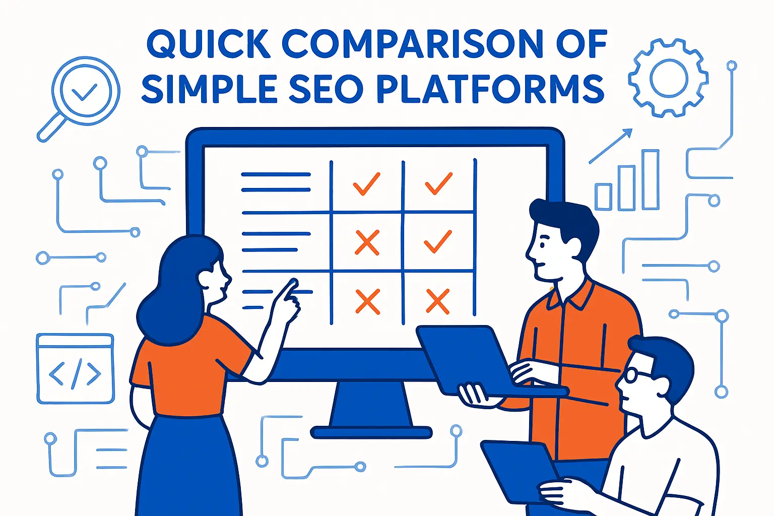 Quick Comparison of simple seo platforms