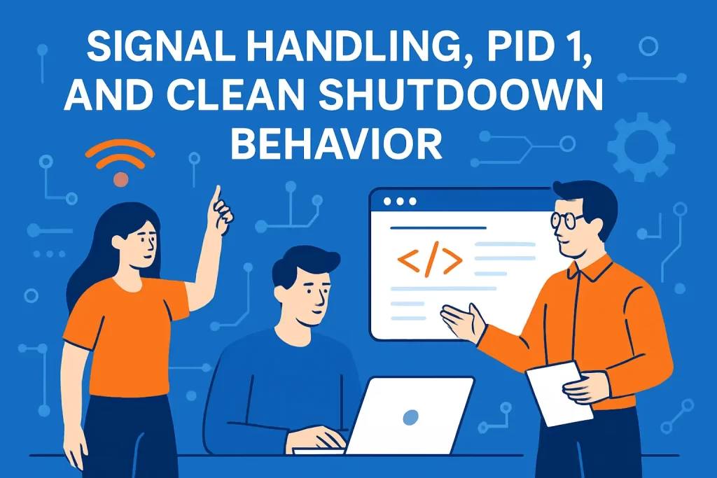 Signal handling, PID 1, and clean shutdown behavior
