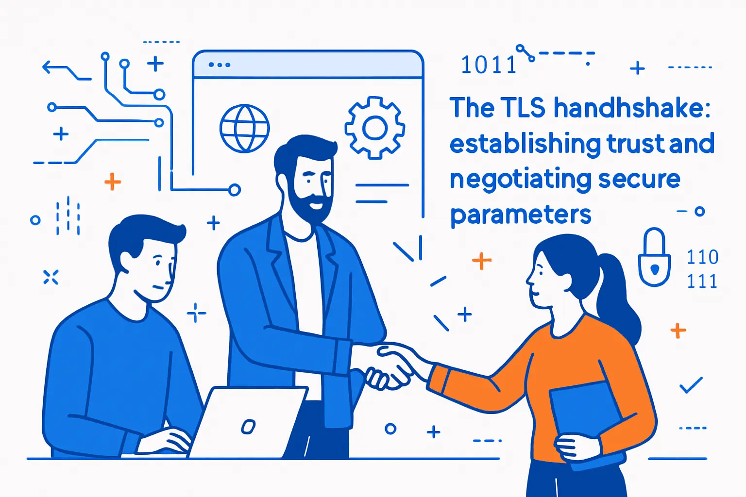 The TLS handshake: establishing trust and negotiating secure parameters