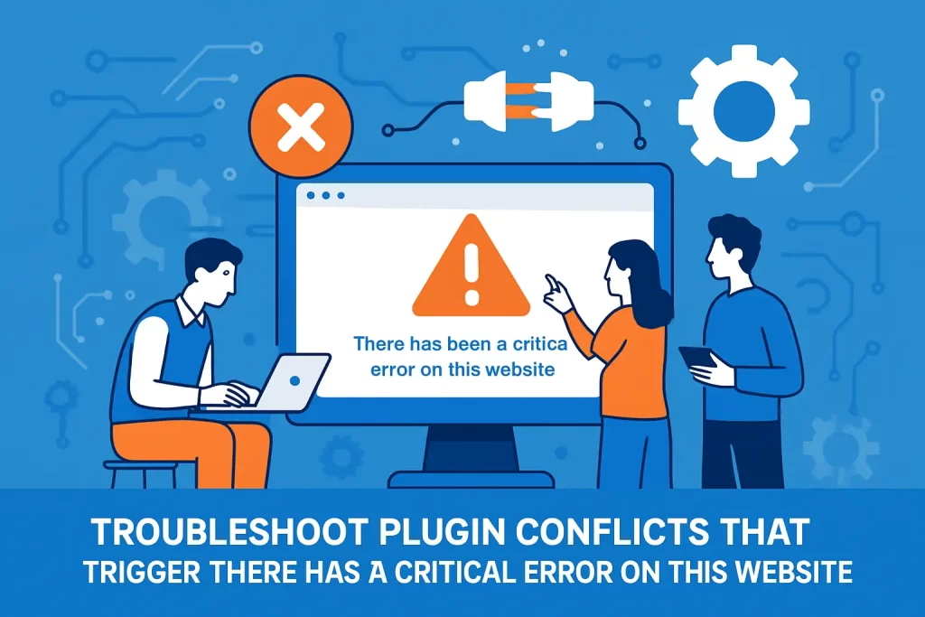 Troubleshoot plugin conflicts that trigger there has been a critical error on this website