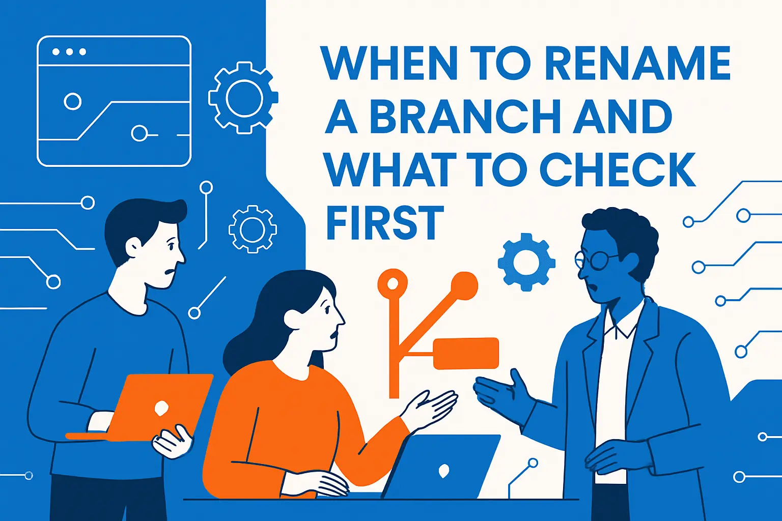 When to rename a branch and what to check first