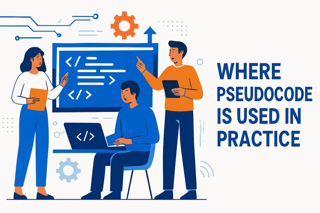 Where pseudocode is used in practice