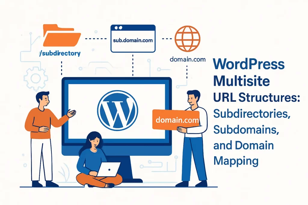 WordPress multisite URL structures: subdirectories, subdomains, and domain mapping