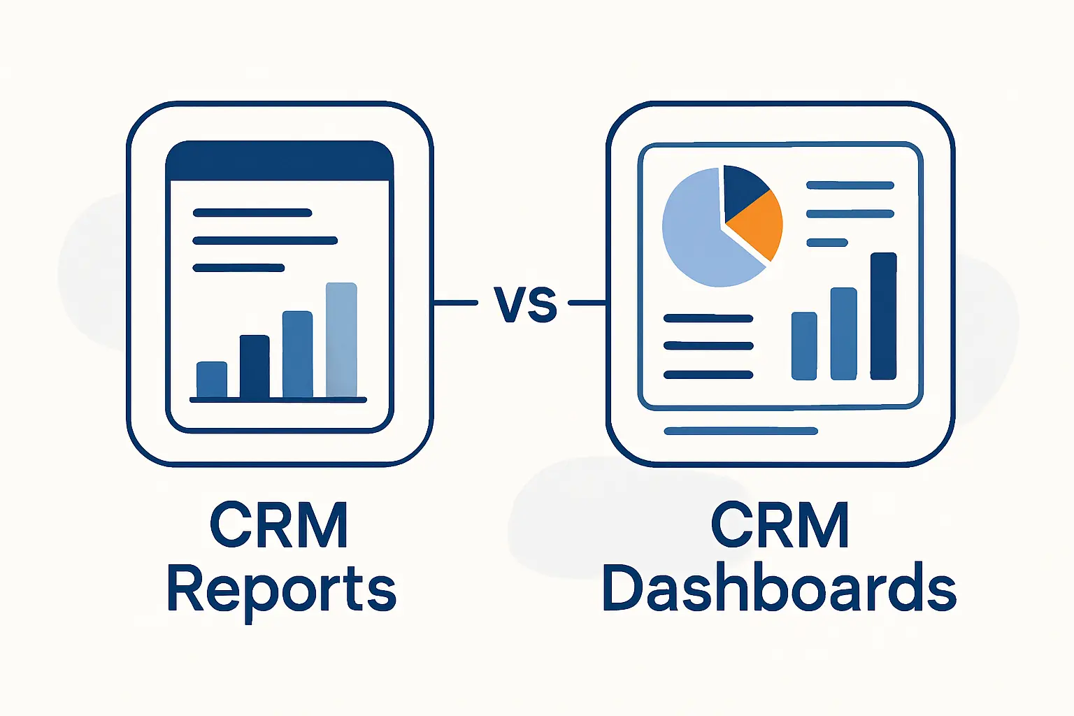 CRM Reports vs CRM Dashboards