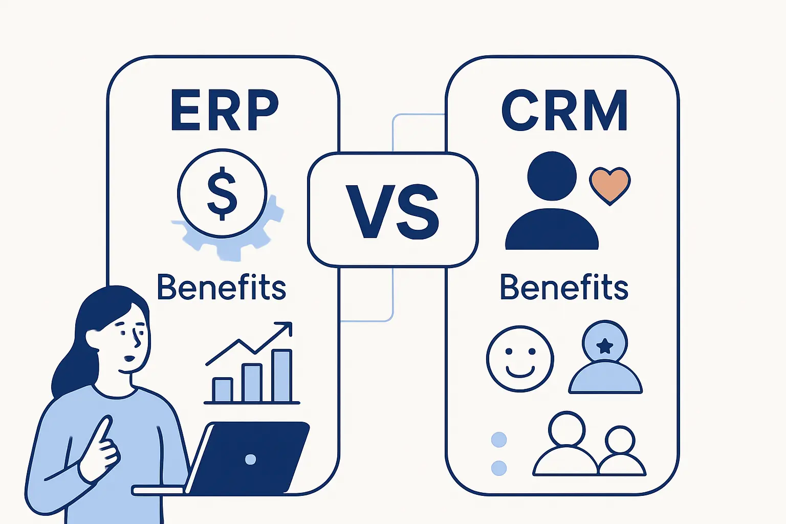 ERP vs CRM Benefits