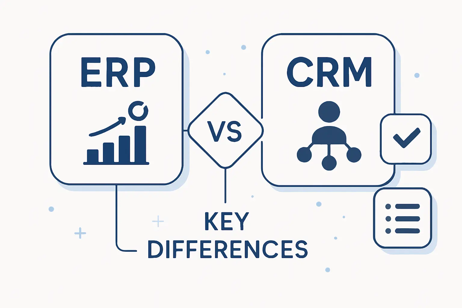 ERP vs CRM Key Differences