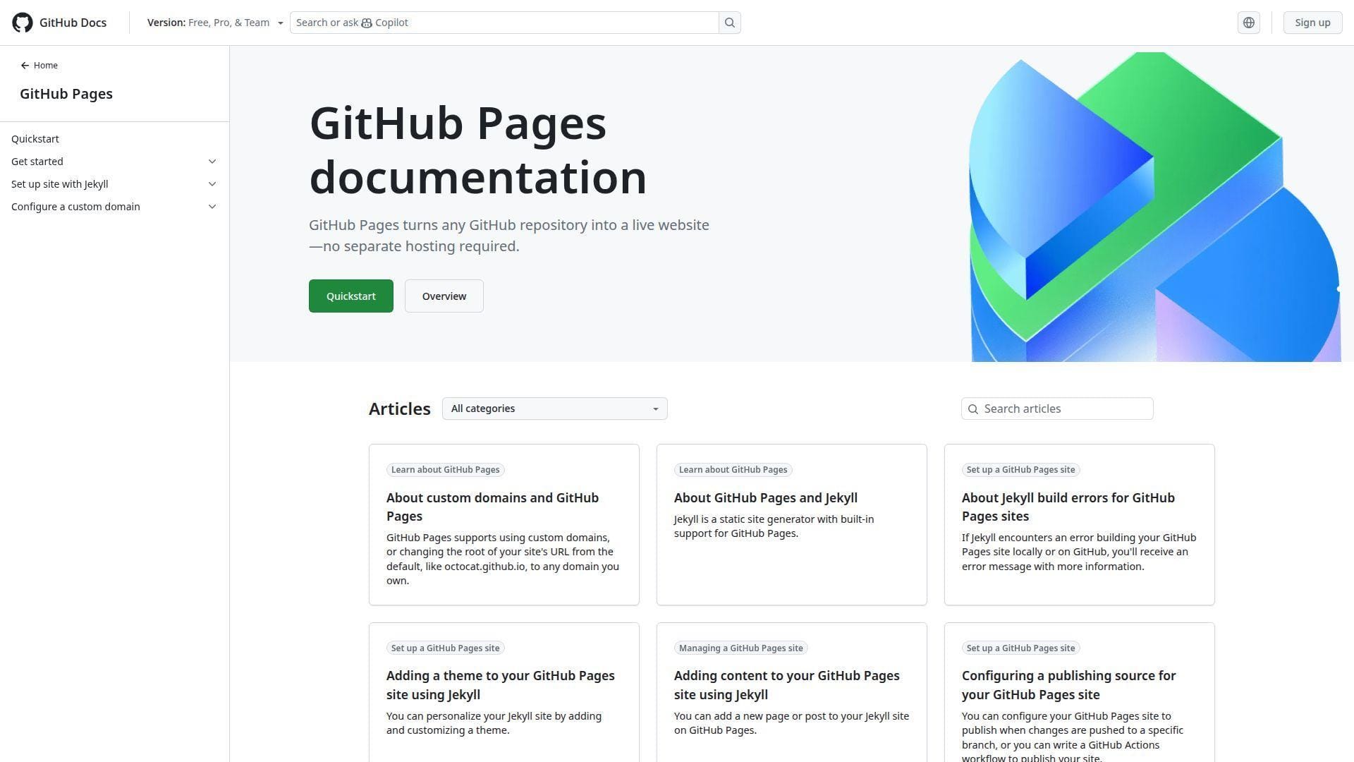 9. GitHub Pages