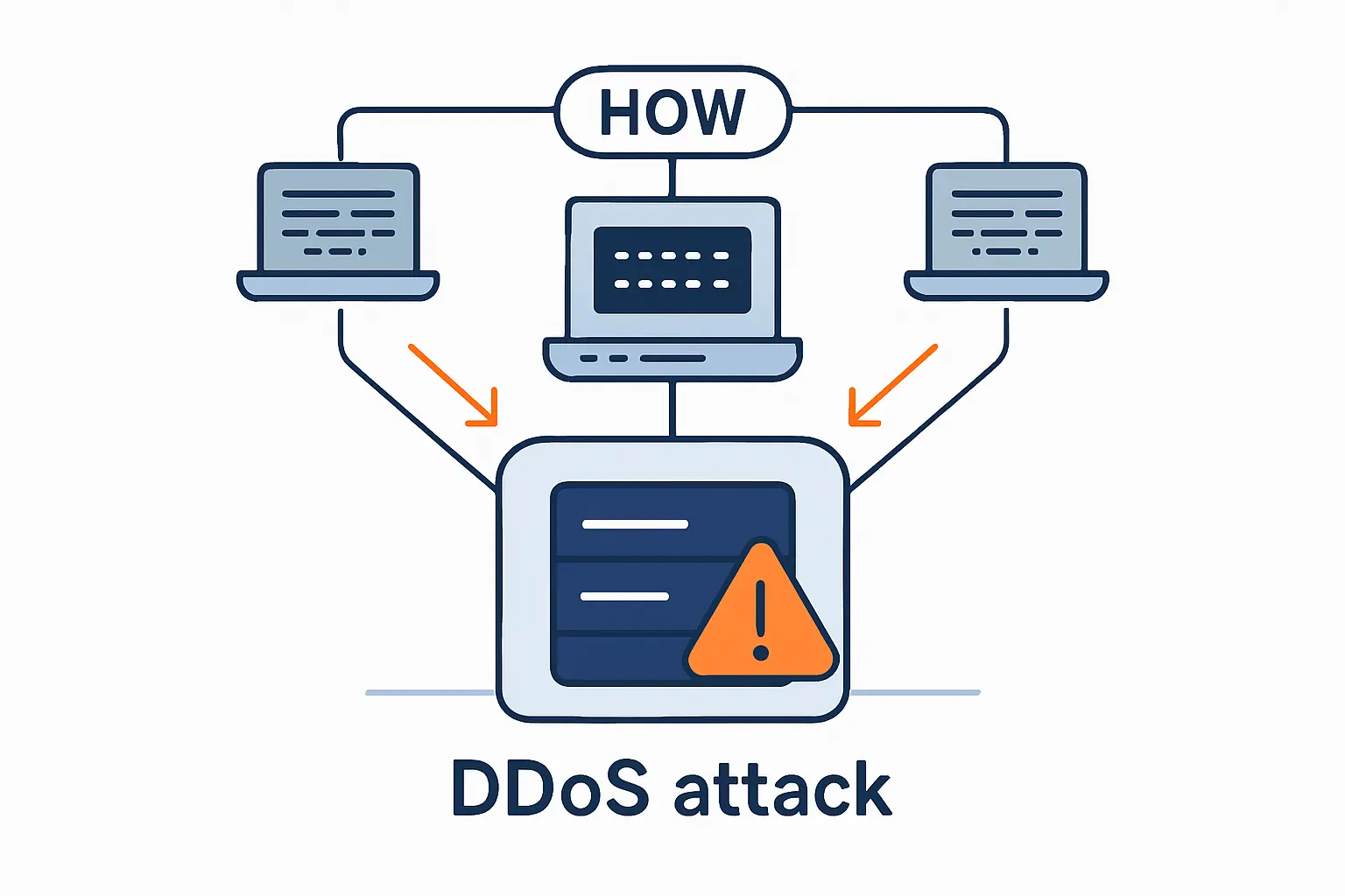 How DDoS attacks work
