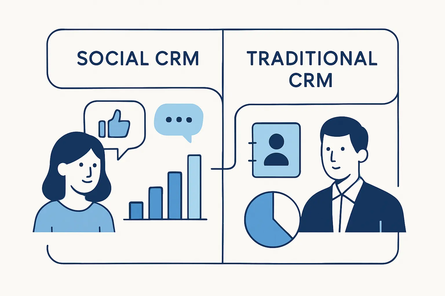 Social CRM vs Traditional CRM
