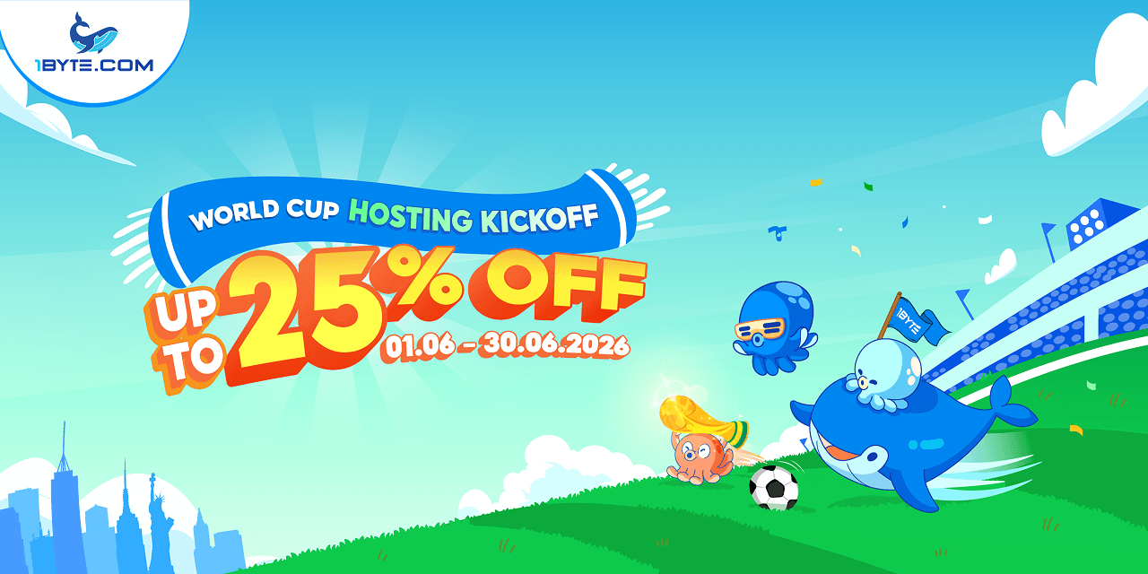 Match-Day Hosting Deals: Up to 25% Off at 1Byte