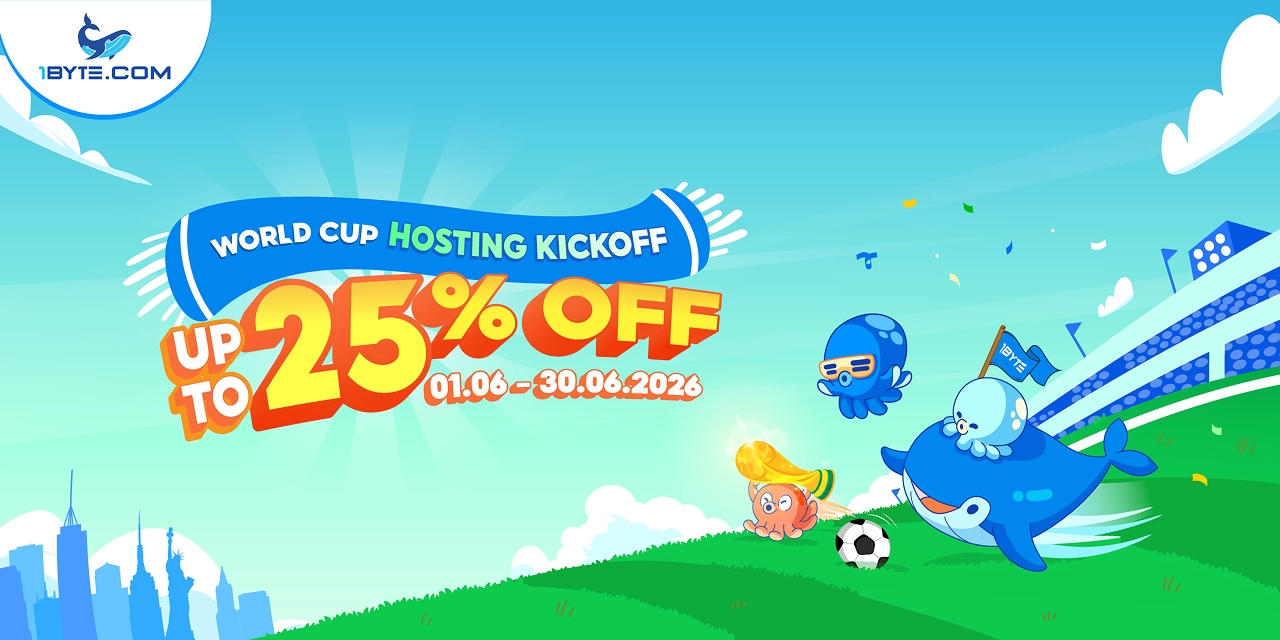 Match-Day Hosting Deals: Up to 25% Off at 1Byte
