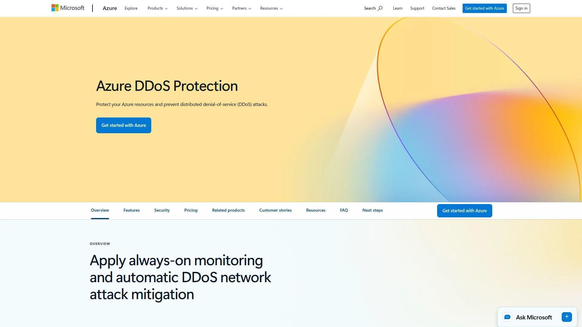 6. Azure DDoS Protection