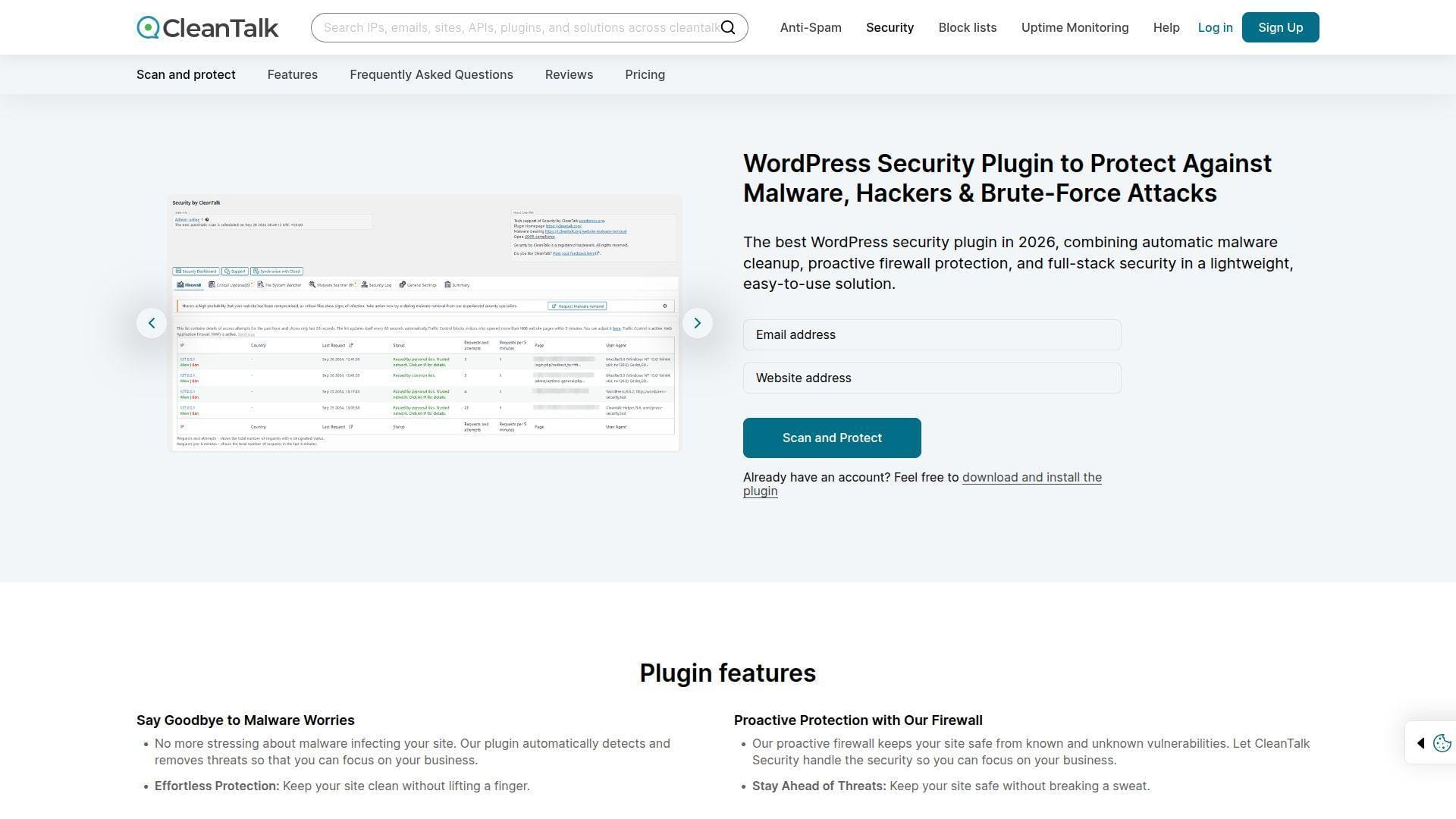 15. CleanTalk Security