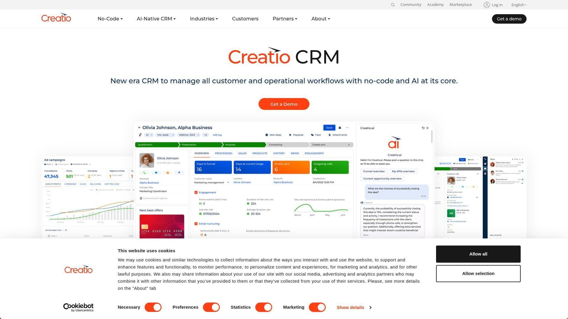 16. Creatio CRM