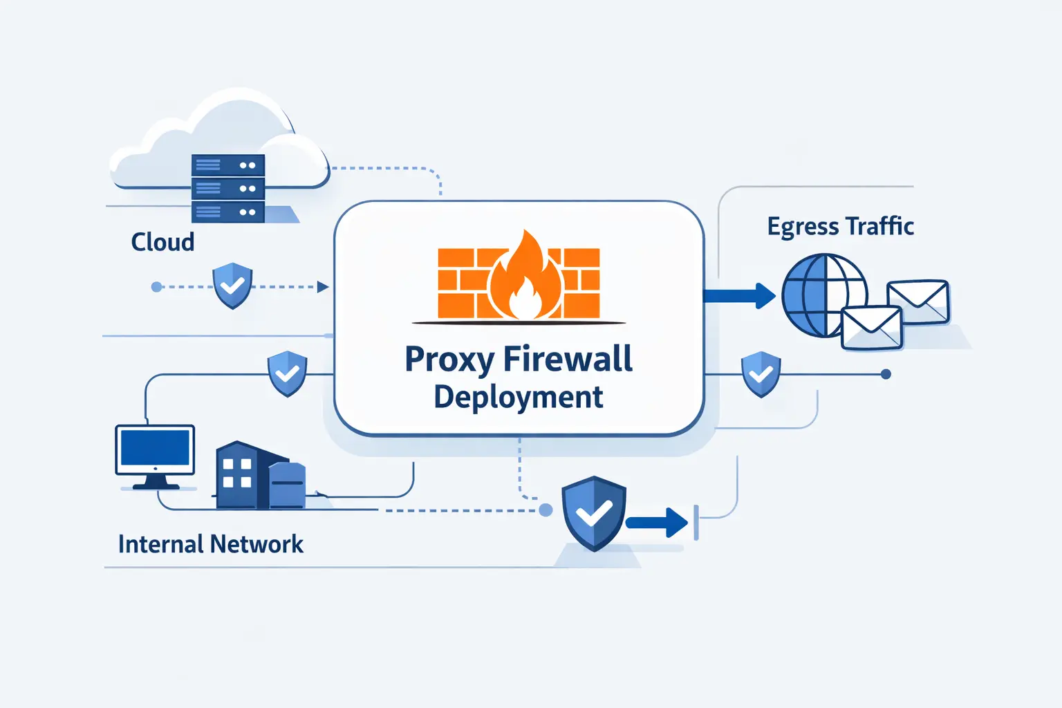 Deploying a Proxy Firewall in Cloud and Egress Architectures