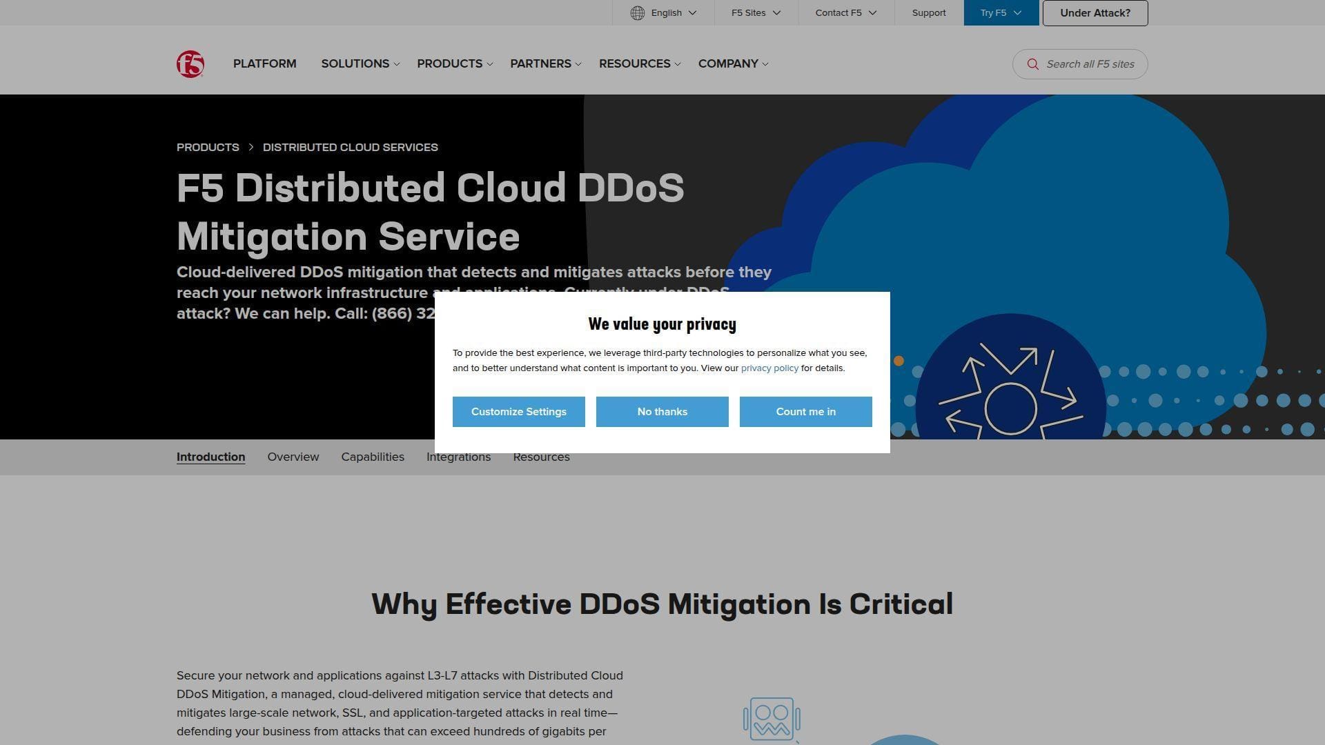 9. F5 Distributed Cloud DDoS Mitigation