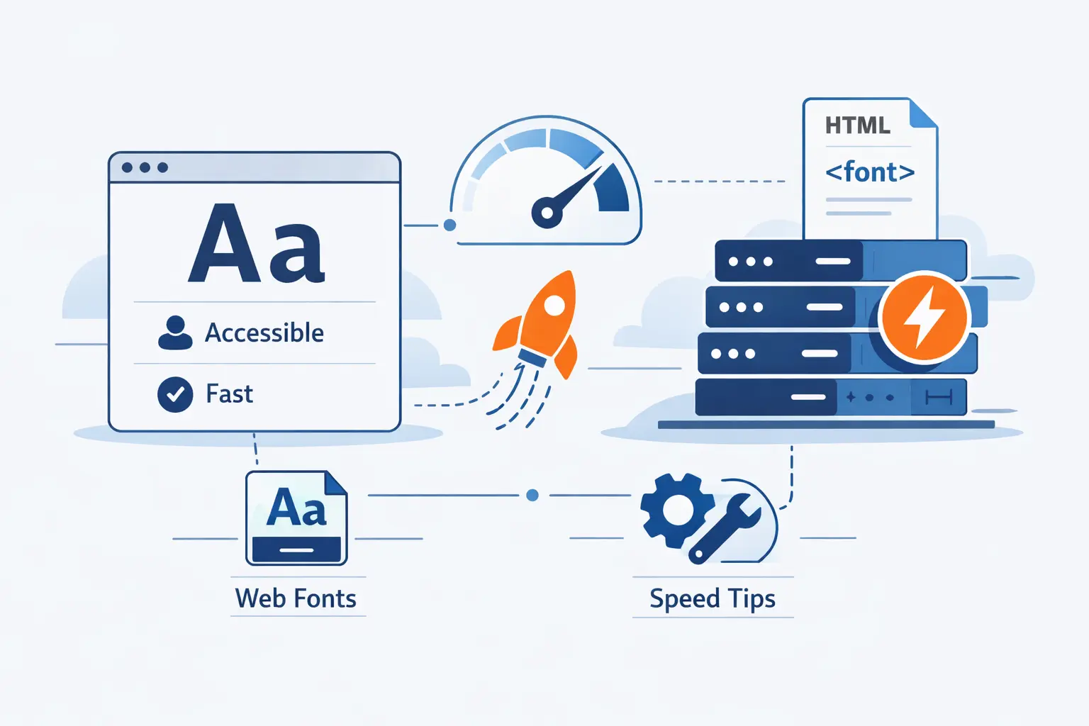 How to Make HTML Fonts Accessible and Fast