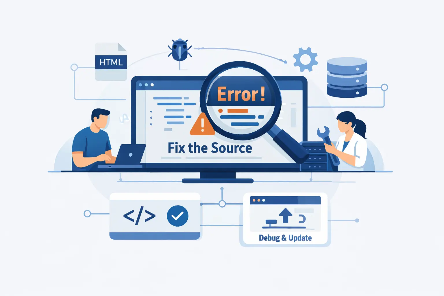 How Website Owners Can Fix the Error at the Source