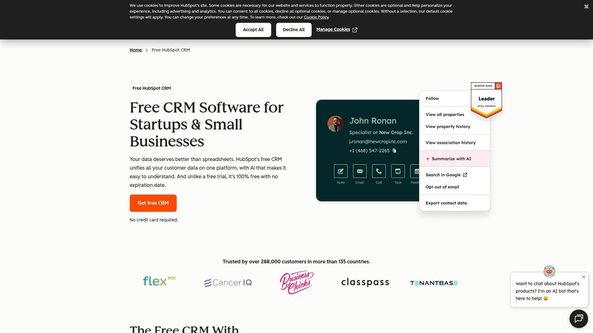 2. HubSpot CRM