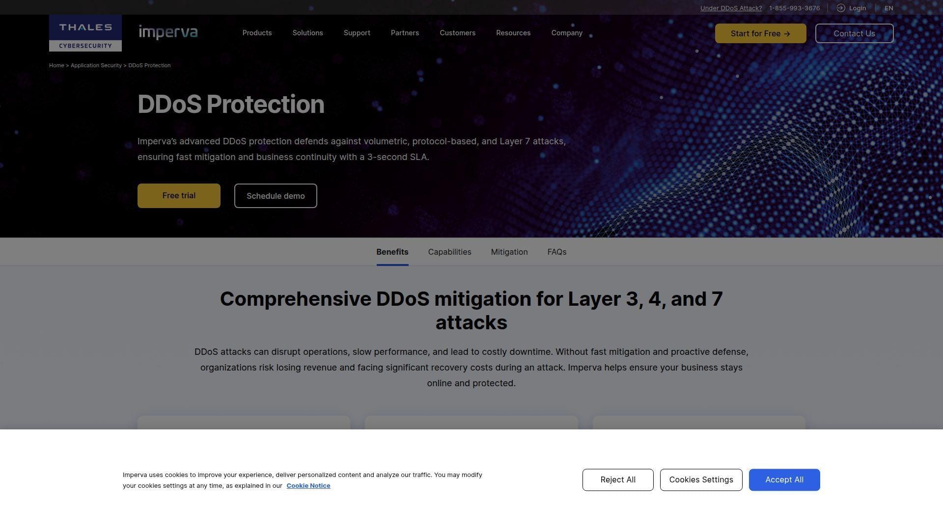 4. Imperva DDoS Protection