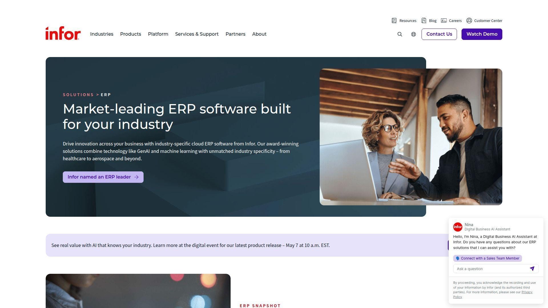 5. Infor CloudSuite