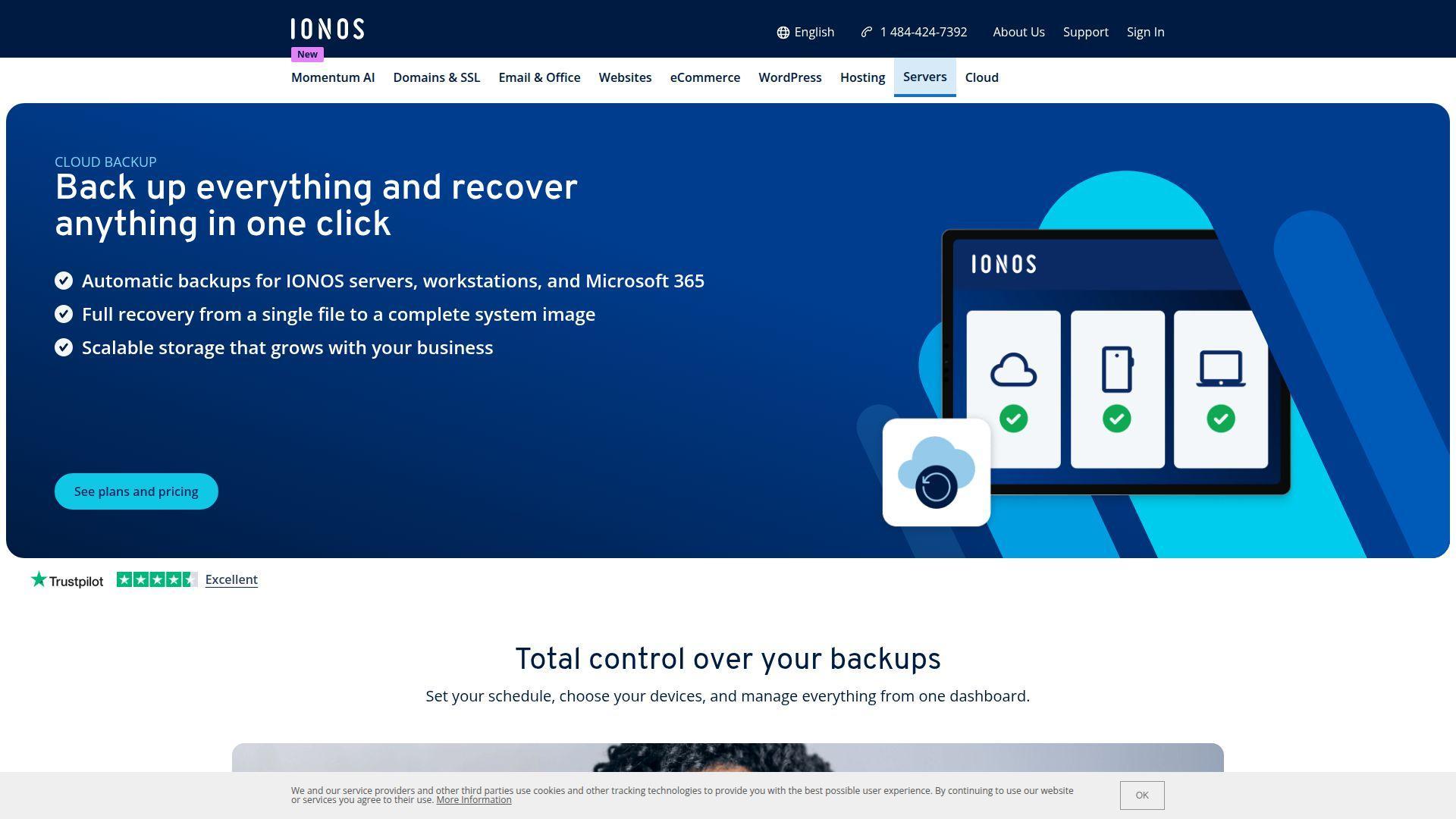 5. IONOS Cloud Backup