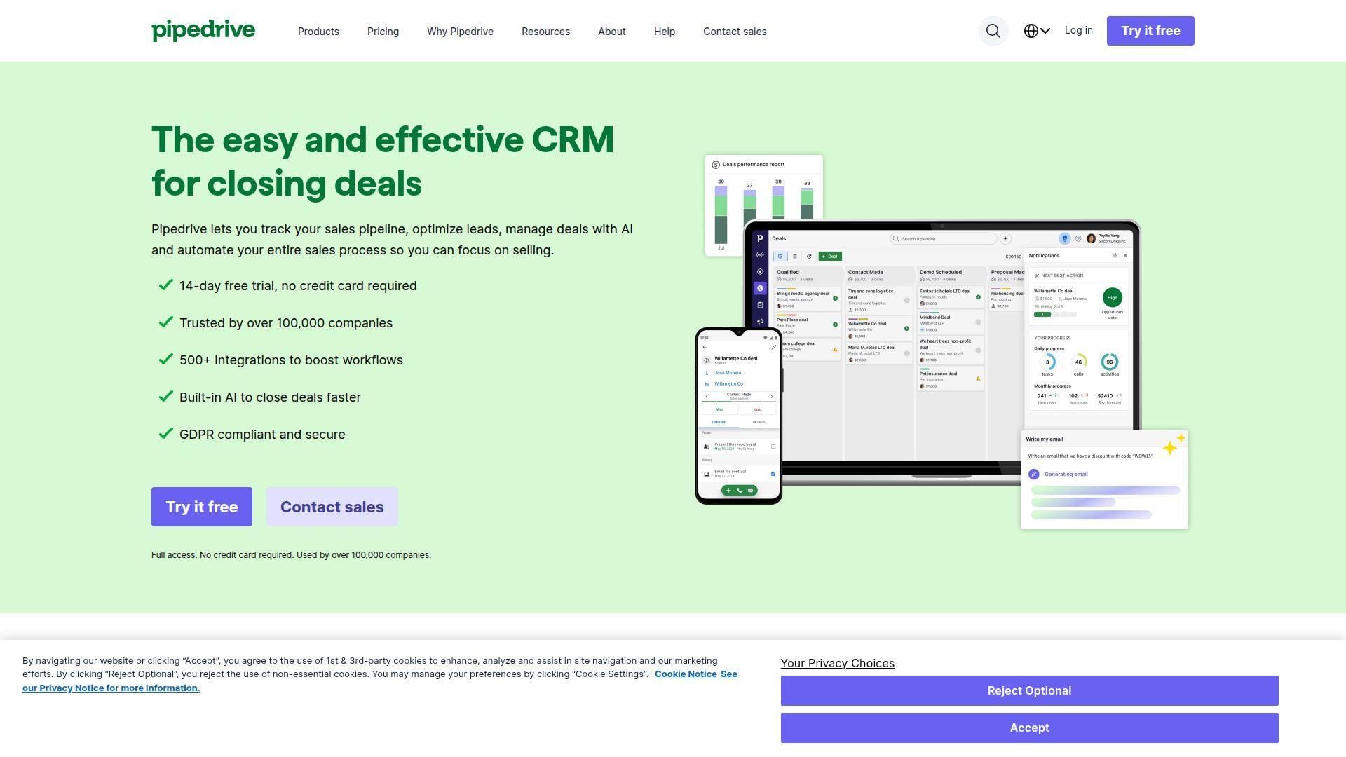 2. Pipedrive