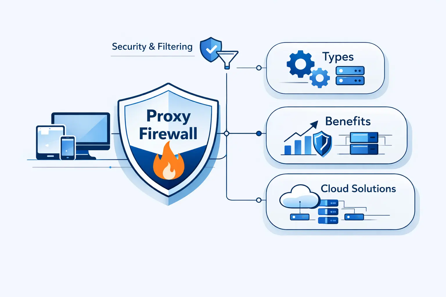 Proxy Firewall: What It Is, How It Works, Key Types, Benefits, and Cloud Use Cases