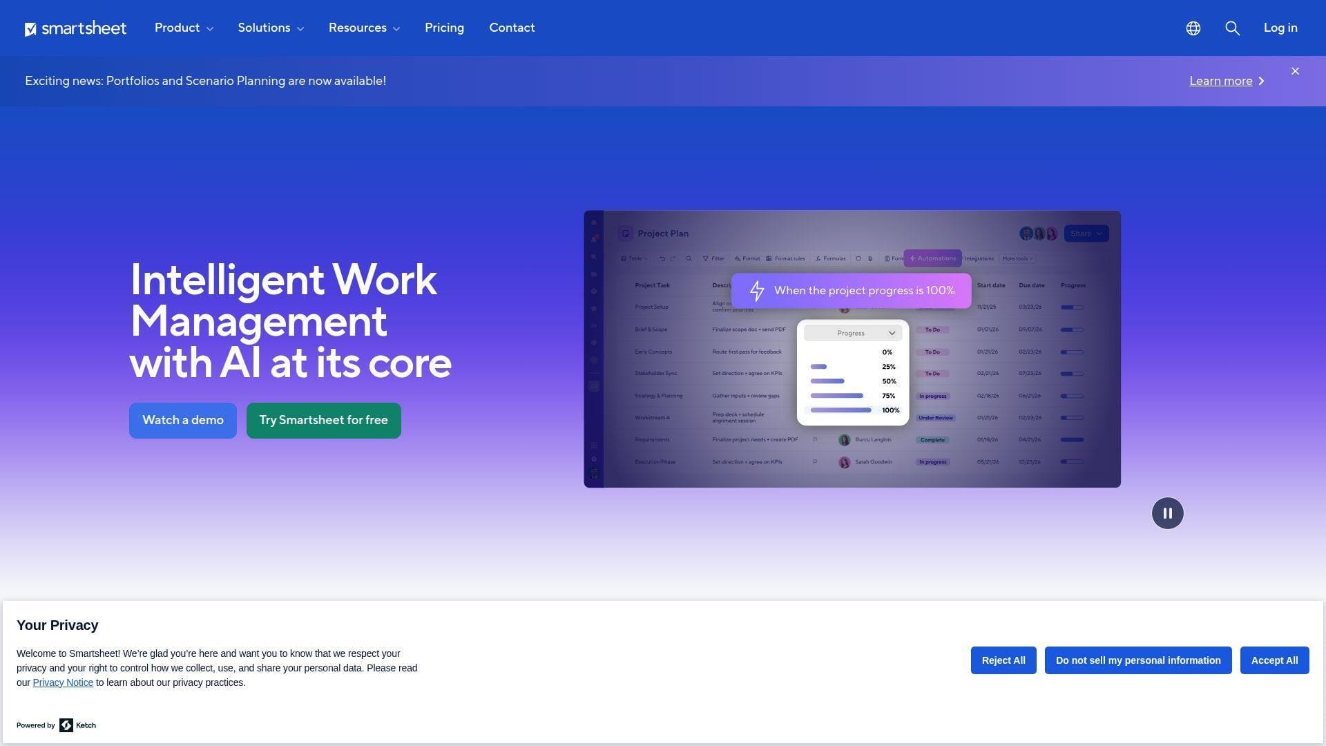 8. Smartsheet