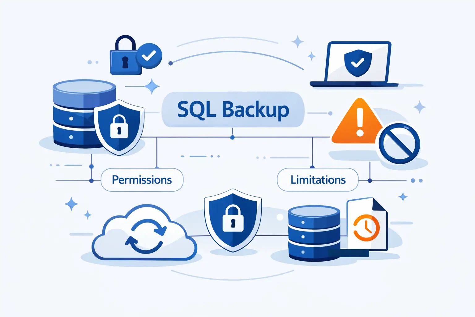 SQL Server Backup Security, Permissions, and Limitations
