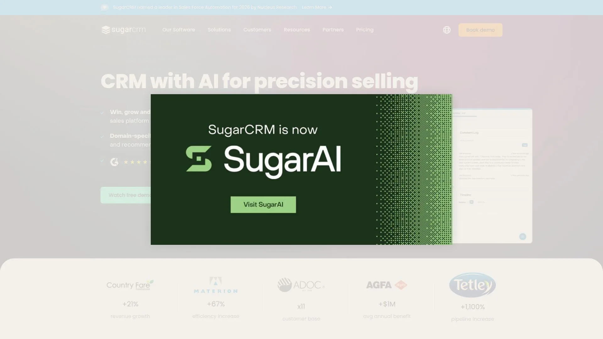 9. SugarCRM
