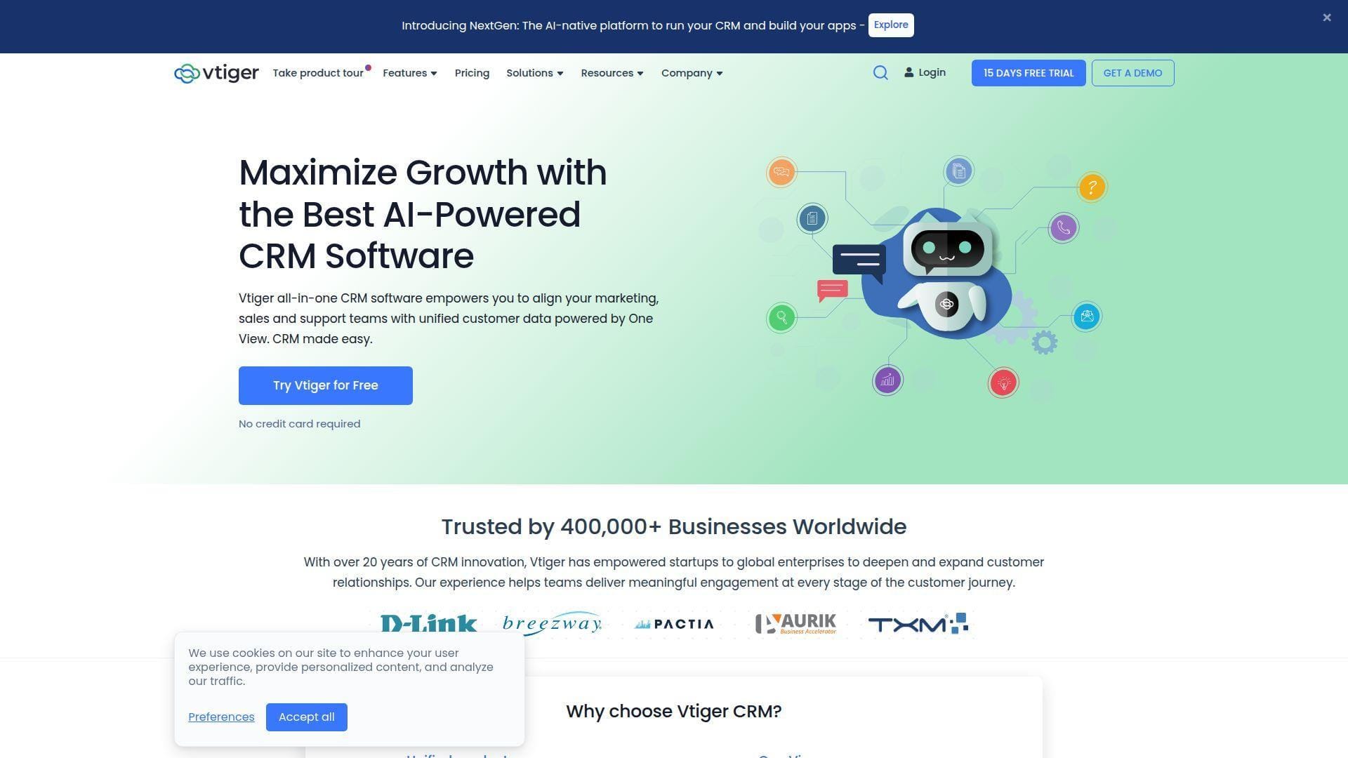 20. Vtiger CRM