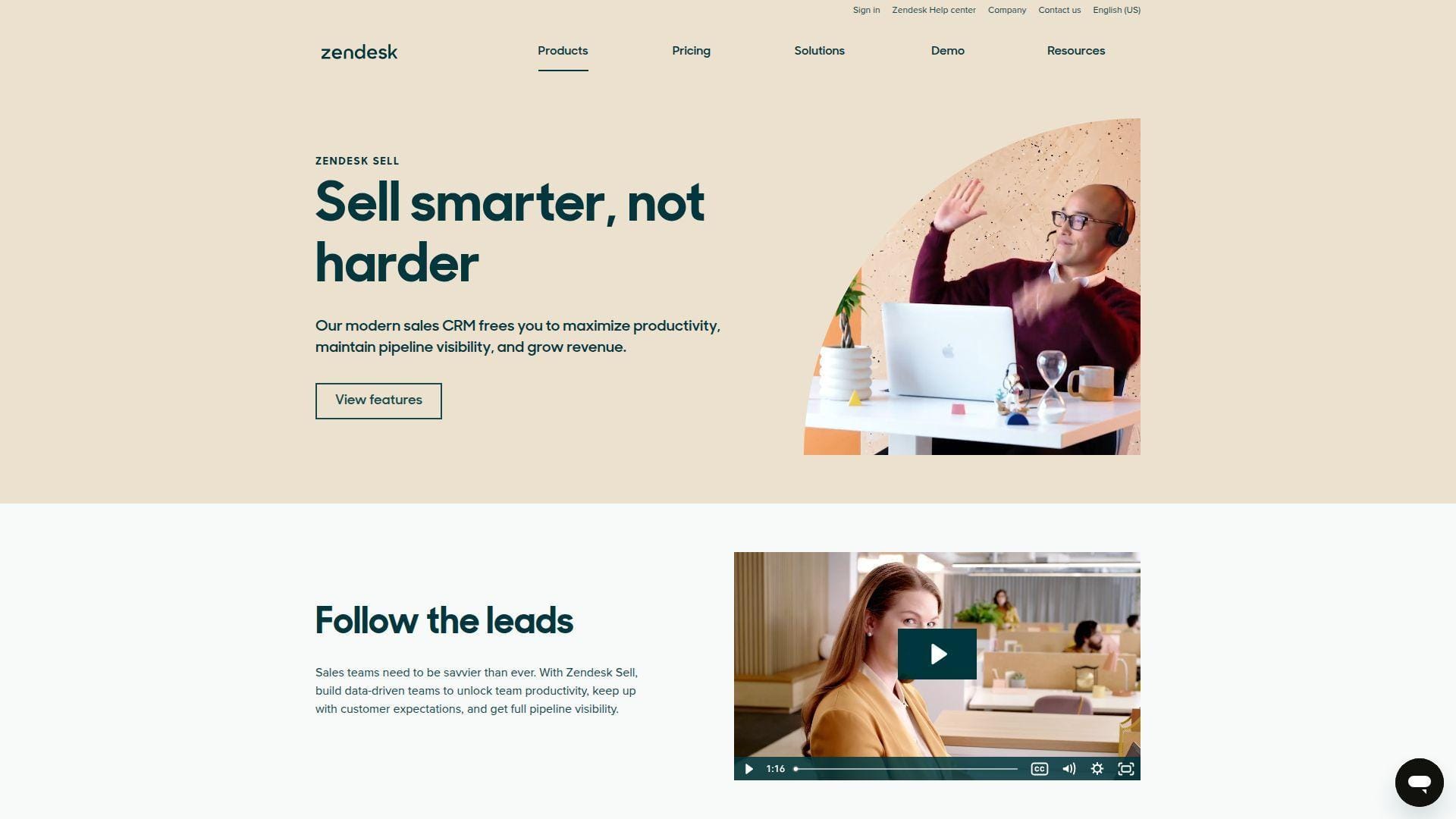 6. Zendesk Sell