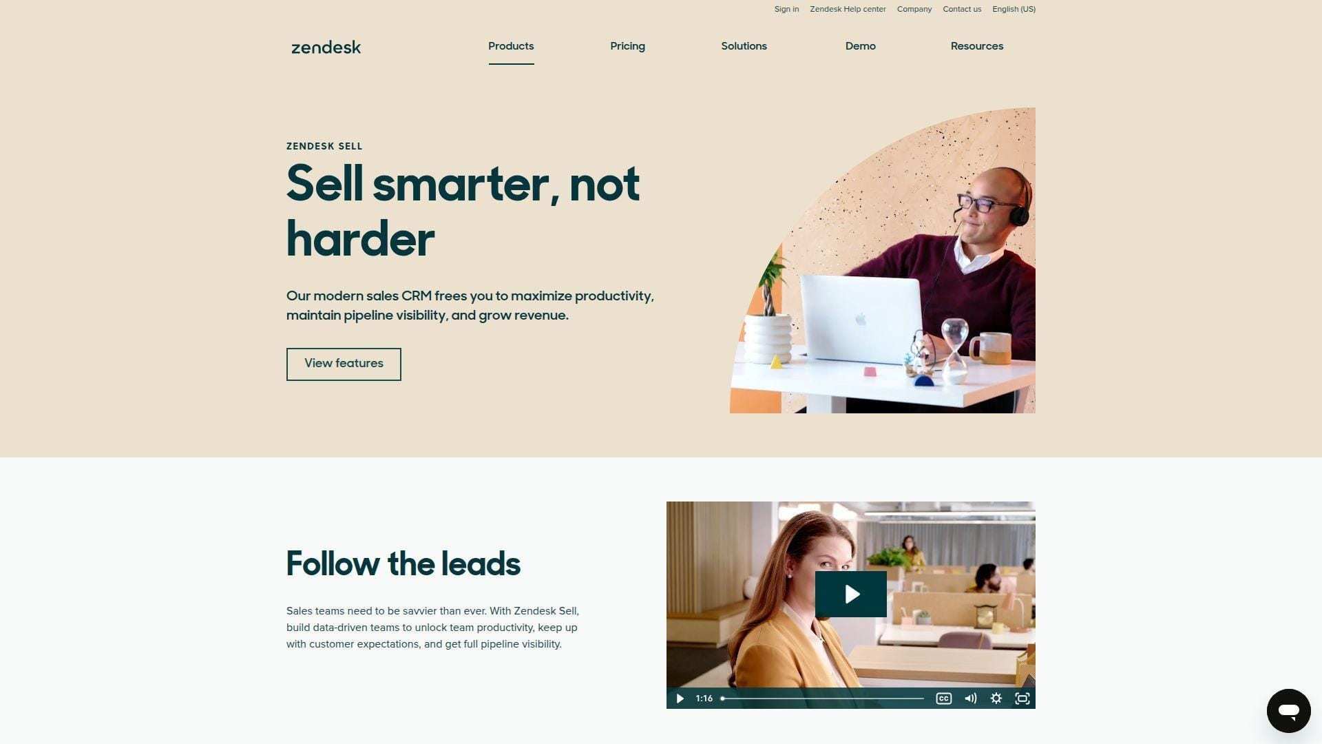 5. Zendesk Sell
