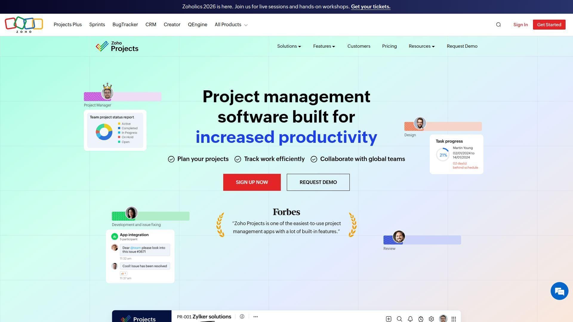 13. Zoho Projects