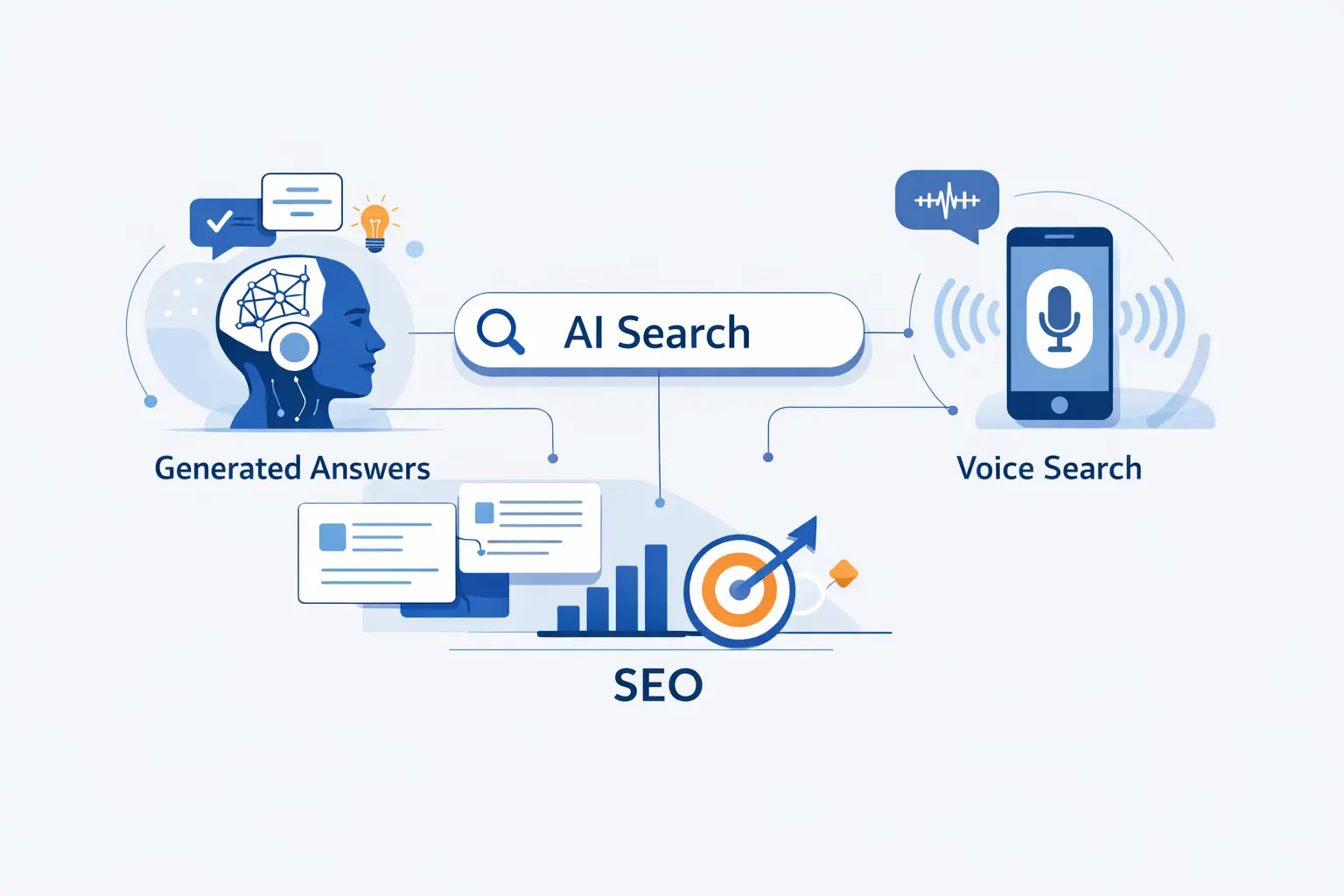 AI Search, Generated Answers, and Voice Search SEO