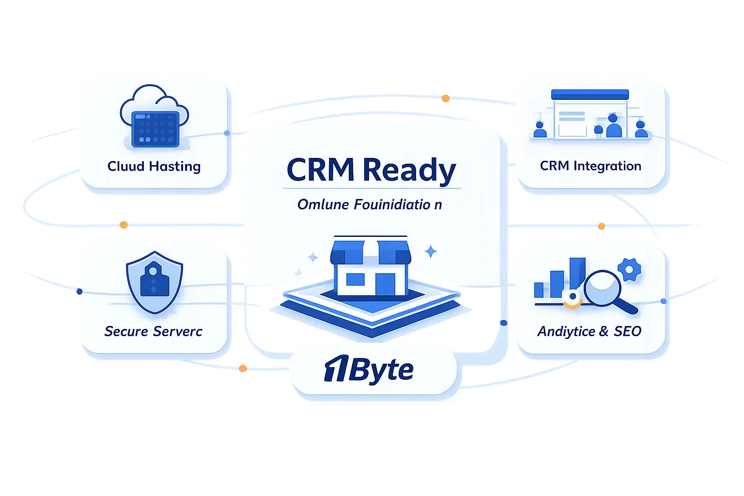 How 1Byte Supports Businesses Building a CRM-Ready Online Foundation