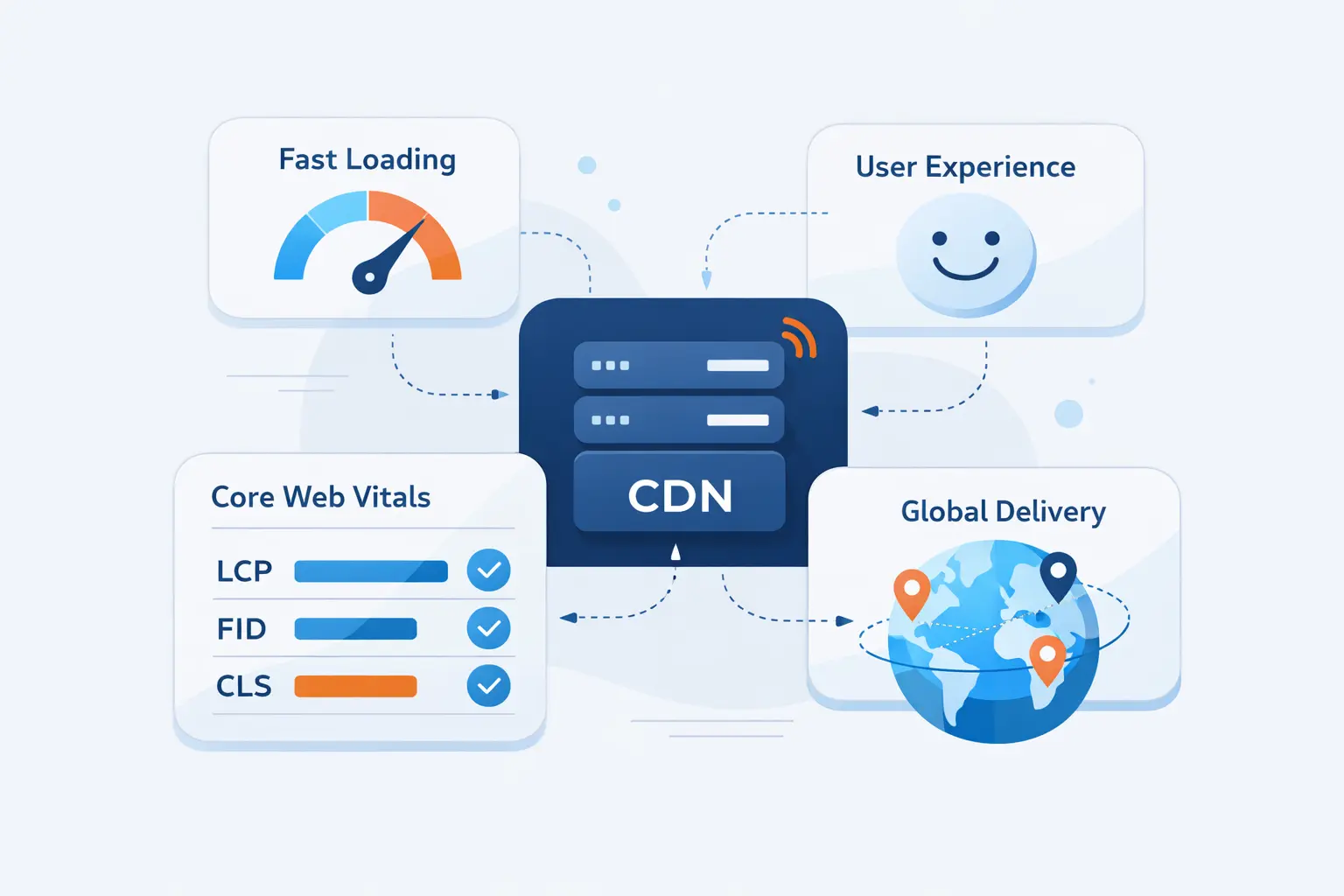 How a CDN Supports Core Web Vitals