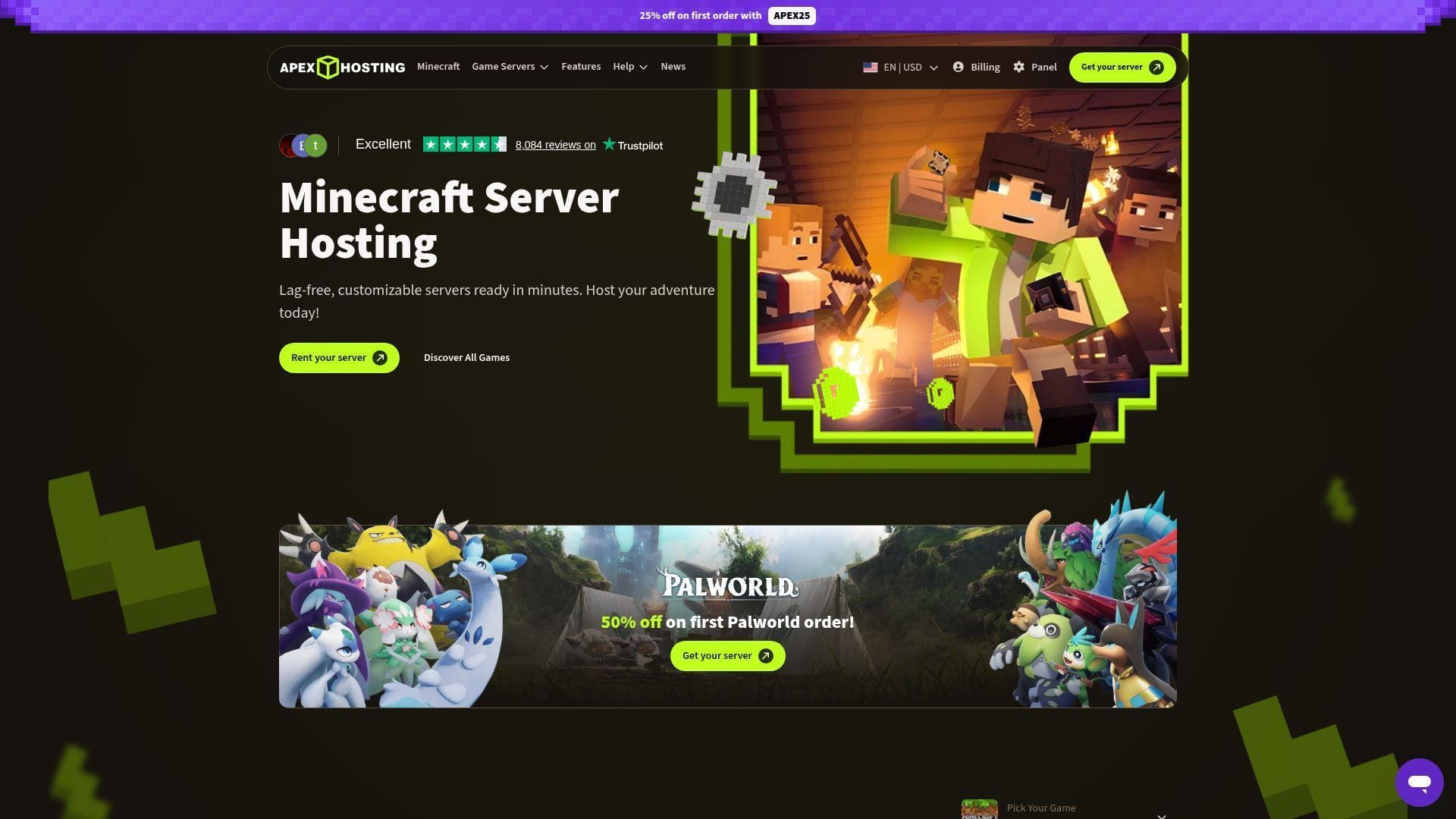 3. Apex Hosting