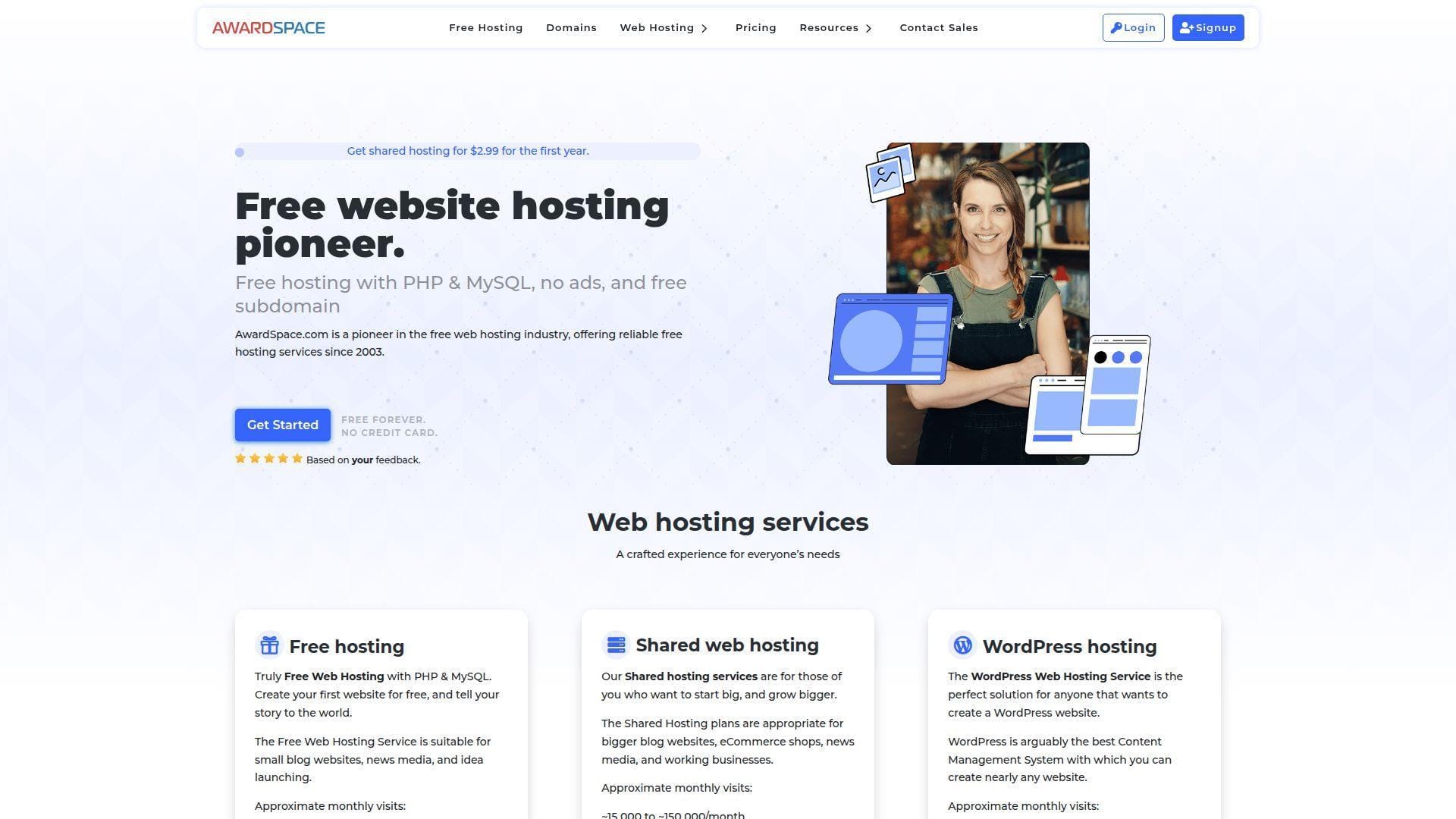4. AwardSpace