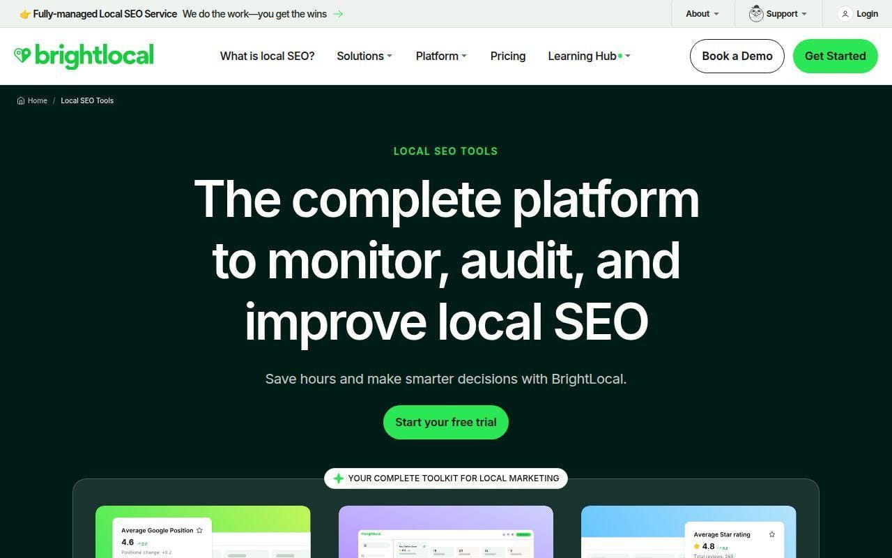 4. BrightLocal